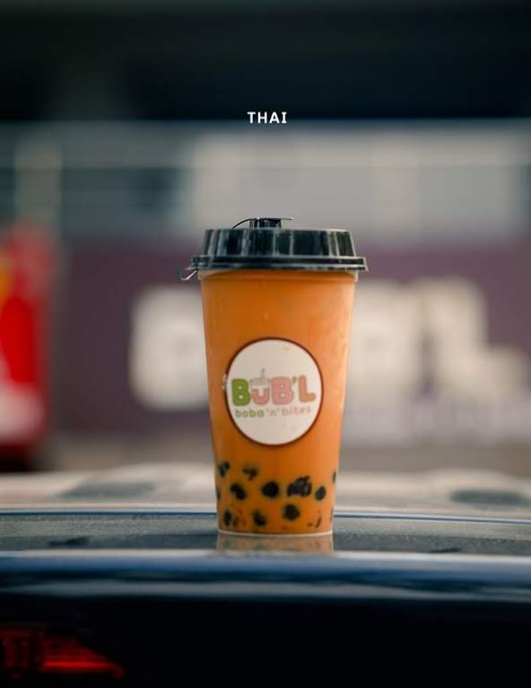 BUB'L Thai milk tea with tapioca pearls
